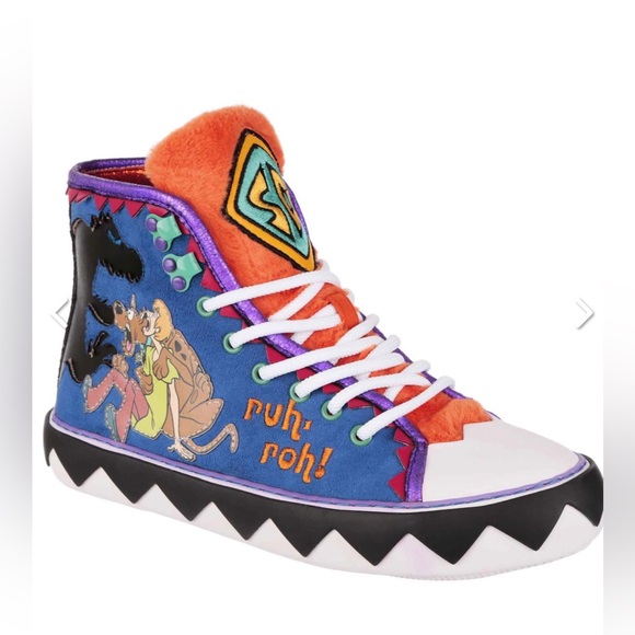 NWT Irregular Choice Scooby Doo ZOINKS high top sneakers size 9 and 11 - Picture 2 of 12